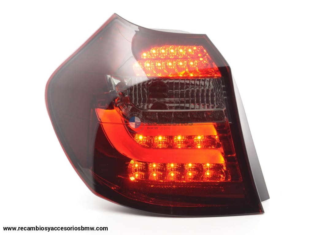 Juego De Luces Traseras Led Bmw Serie 1 E87 / E81 3/5 Puertas. 07-11 Rojo Negro Lights > Rear/tail