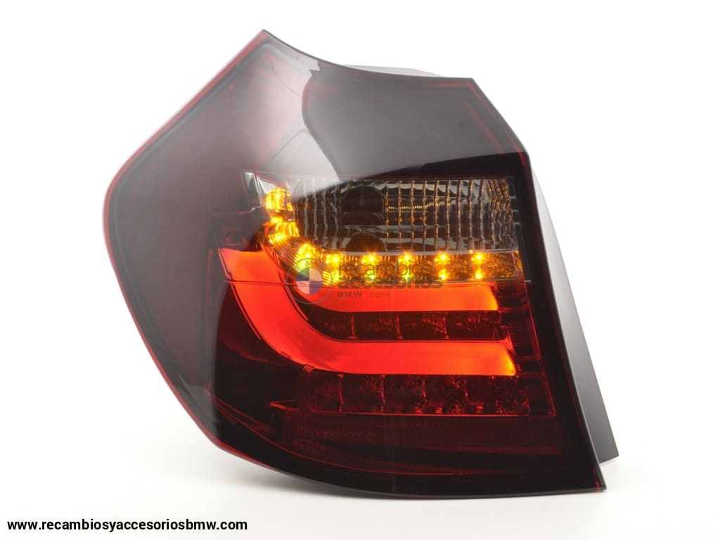 Juego De Luces Traseras Led Bmw Serie 1 E87 / E81 3/5 Puertas. 07-11 Rojo Negro Lights > Rear/tail