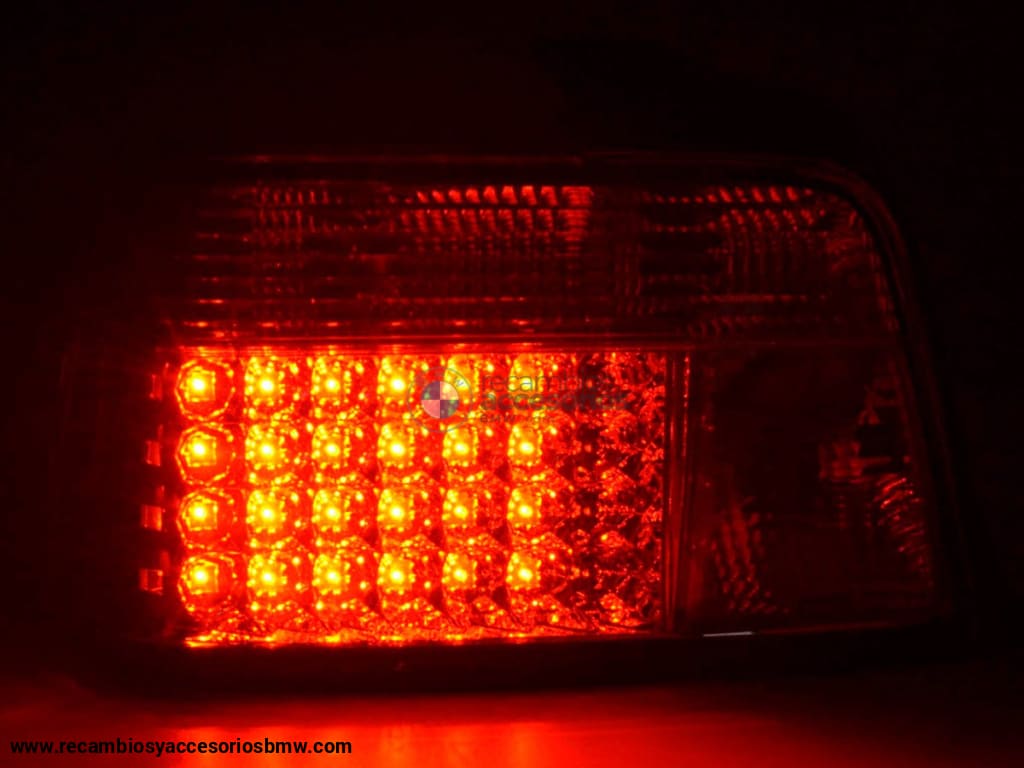 Juego De Luces Traseras Led Bmw Serie 3 Sedán Tipo E36 91-98 Cromo Lights > Rear/tail Lights