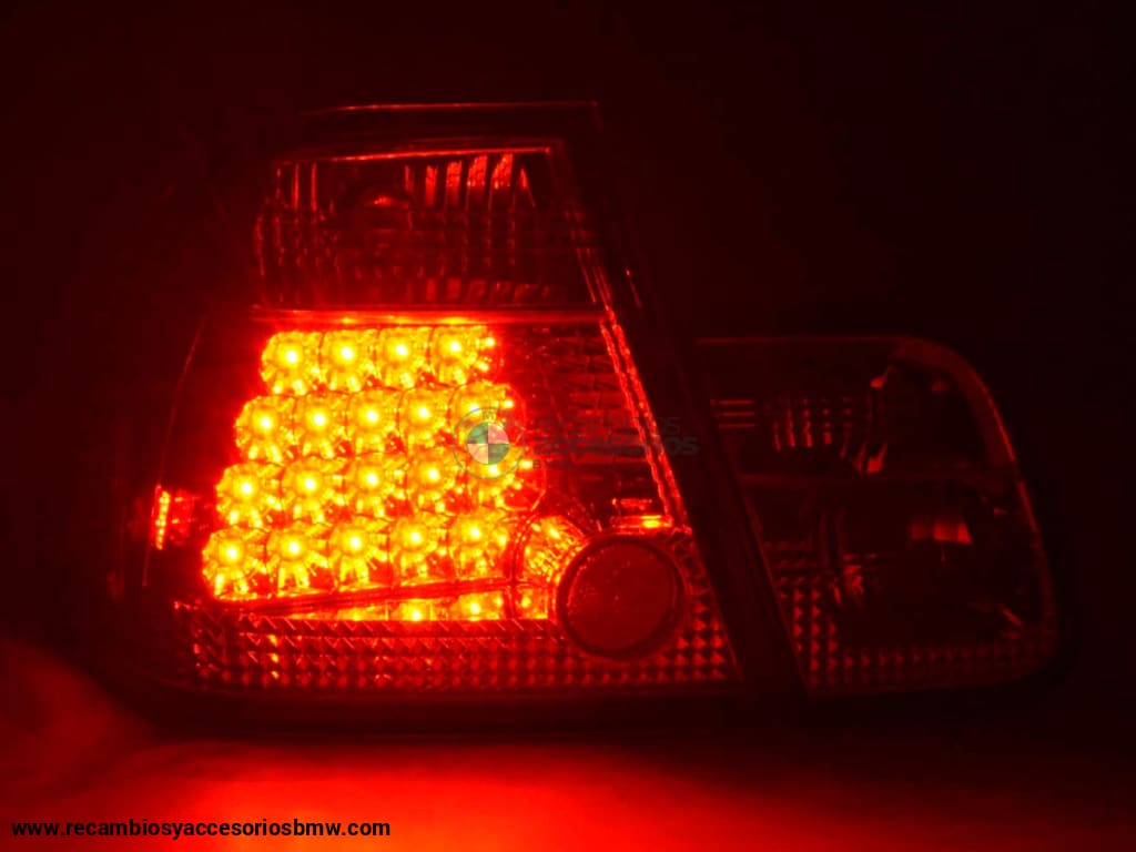 Pilotos Traseros Led Bmw Serie 3 Sedán Tipo E46 01-05 Claro / Rojo Lights > Rear/tail Lights