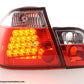 Juego De Luces Traseras Led Bmw Serie 3 Sedán Tipo E46 01-05 Transparente / Rojo Lights > Rear/tail