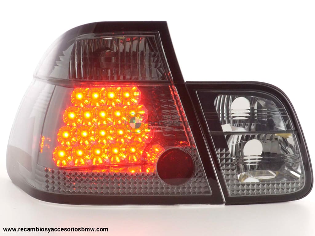 Pilotos Traseros Led Bmw Serie 3 Sedán Tipo E46 01-05 Negro Lights > Rear/tail Lights