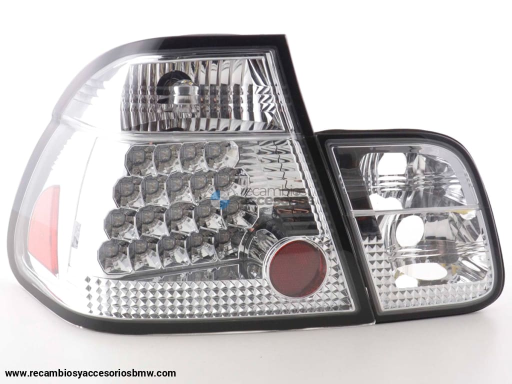 Pilotos Traseros Led Bmw Serie 3 Sedán Tipo E46 98-01 Cromo Lights > Rear/tail Lights