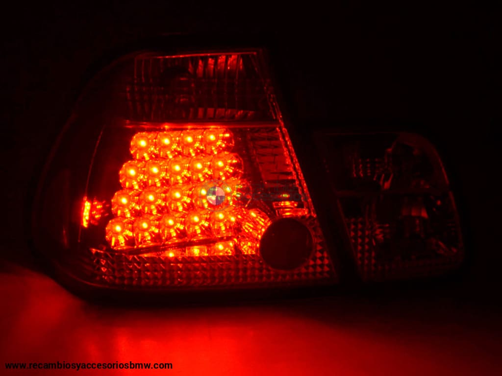 Pilotos Traseros Led Bmw Serie 3 Sedán Tipo E46 98-01 Cromo Lights > Rear/tail Lights