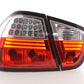 Juego De Luces Traseras Led Bmw Serie 3 Sedán Tipo E90 05-08 Transparente / Rojo Lights > Rear/tail