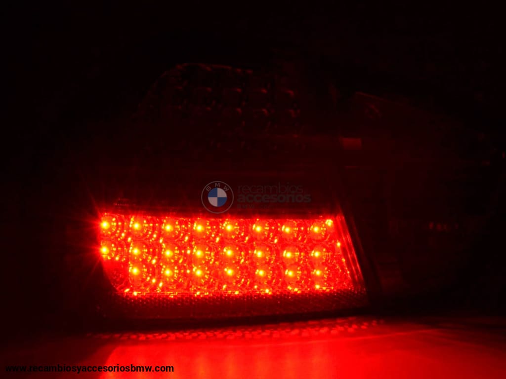 Juego De Luces Traseras Led Bmw Serie 3 Sedán Tipo E90 05-08 Negro / Rojo Lights > Rear/tail Lights