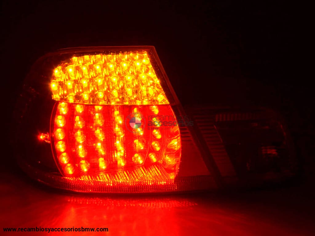 Pilotos Traseros Led Bmw Serie 3 Coupé Tipo E46 99-03 Transparente / Rojo Lights > Rear/tail Lights