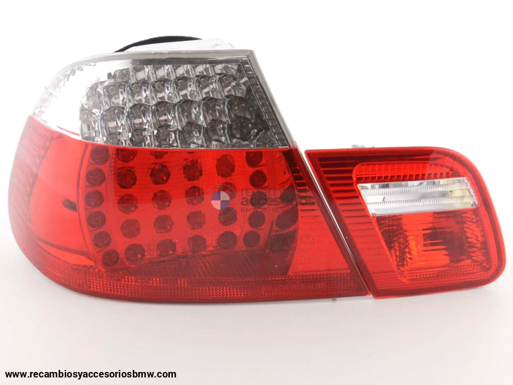 Pilotos Traseros Led Bmw Serie 3 Coupé Tipo E46 99-03 Transparente / Rojo Lights > Rear/tail Lights