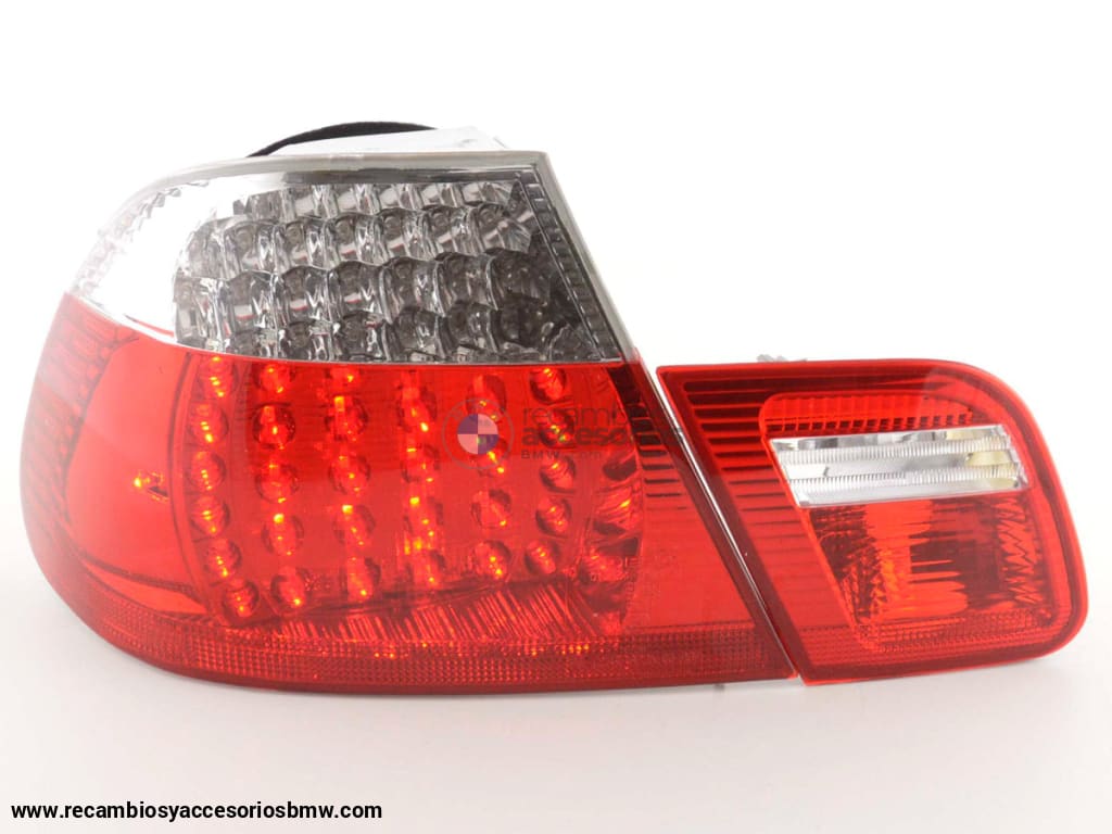 Pilotos Traseros Led Bmw Serie 3 Coupé Tipo E46 99-03 Transparente / Rojo Lights > Rear/tail Lights