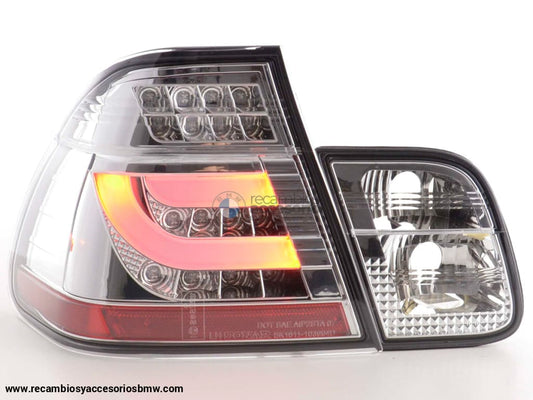 Pilotos Traseros Led Bmw Serie 3 E46 Berlina 02-05 Cromo Lights > Rear/tail Lights