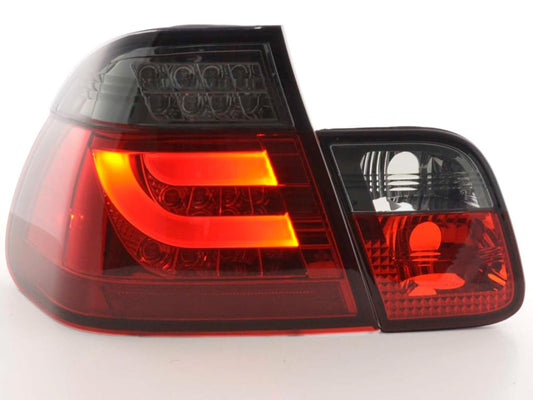 Pilotos Traseros Led Bmw Serie 3 E46 Berlina 02-05 Rojo / Negro Lights > Rear/Tail Lights