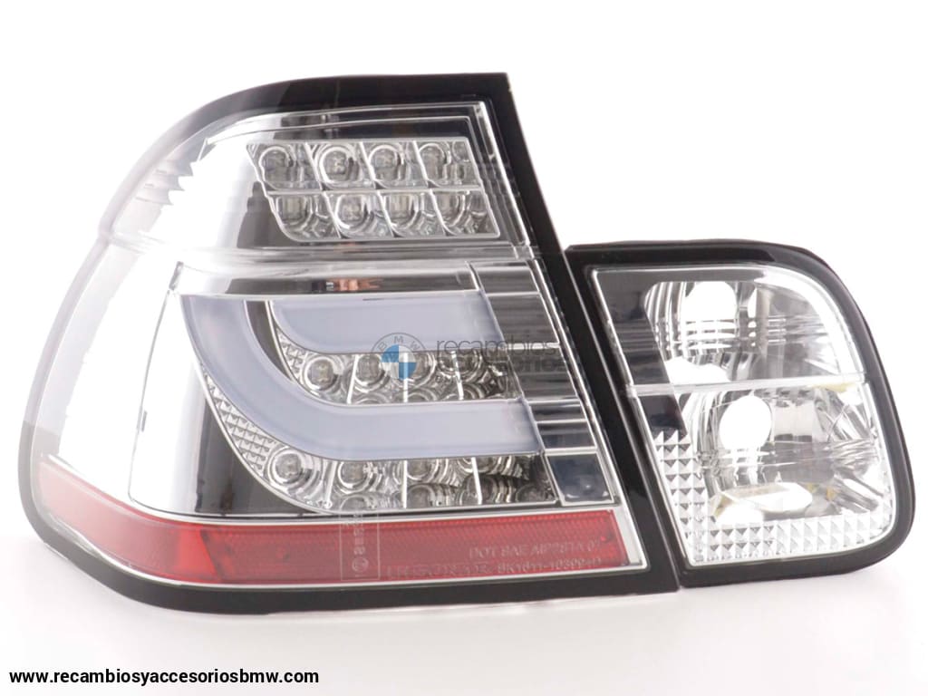 Pilotos Traseros Led Bmw Serie 3 E46 Berlina 98-01 Cromo Lights > Rear/Tail Lights