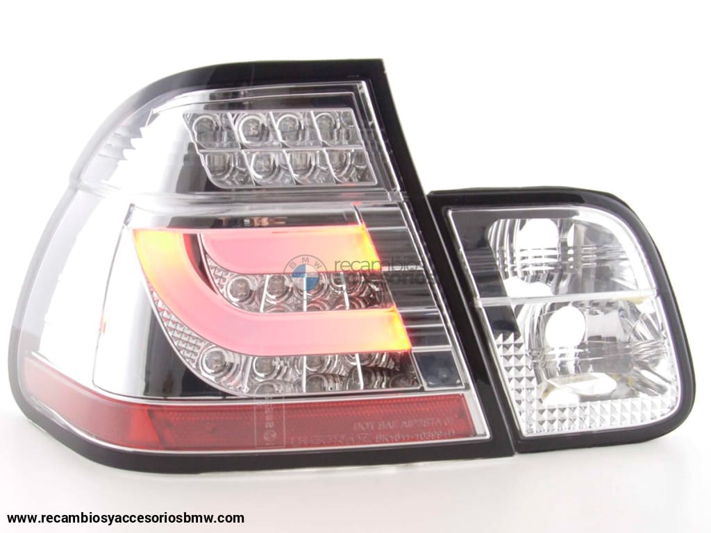 Pilotos Traseros Led Bmw 3Er E46 Limo 98-01 Cromo Lights > Rear/tail Lights