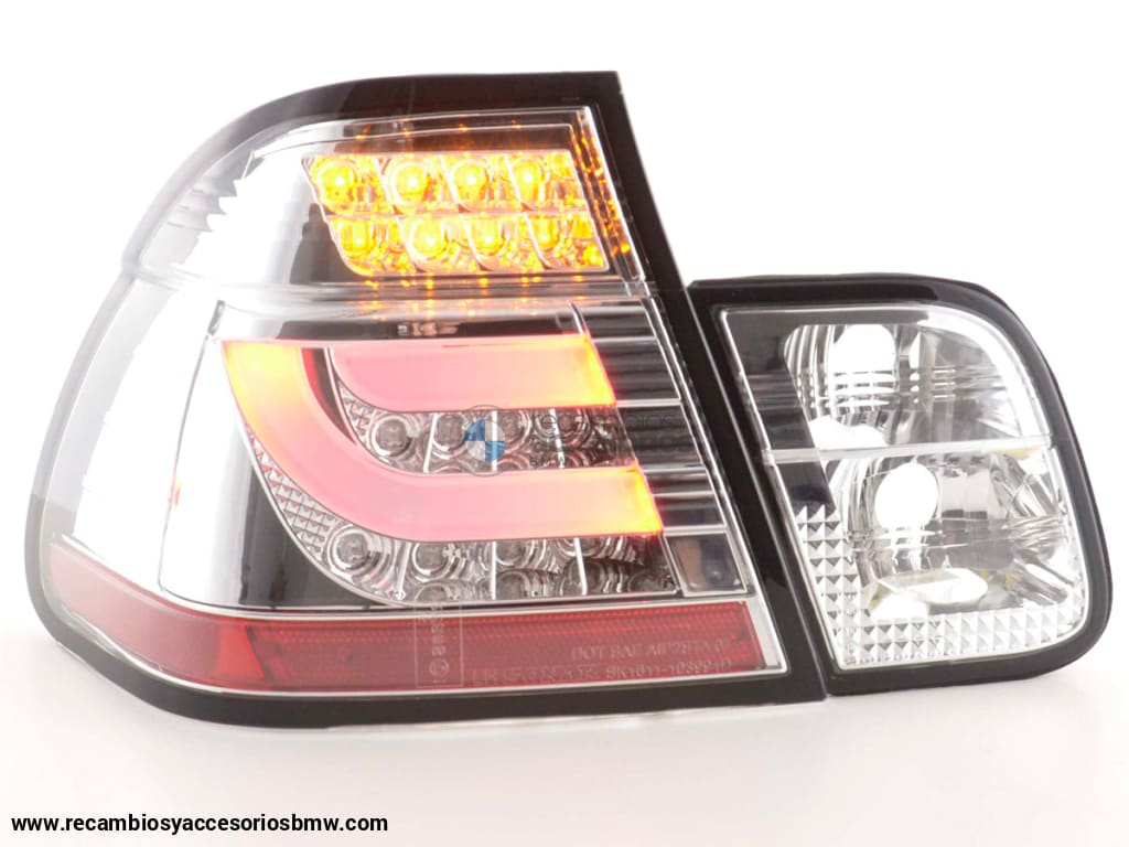 Pilotos Traseros Led Bmw Serie 3 E46 Berlina 98-01 Cromo Lights > Rear/Tail Lights