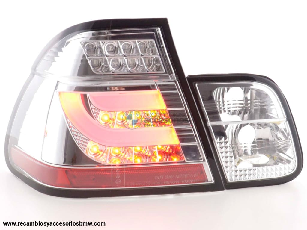 Pilotos Traseros Led Bmw 3Er E46 Limo 98-01 Cromo Lights > Rear/tail Lights