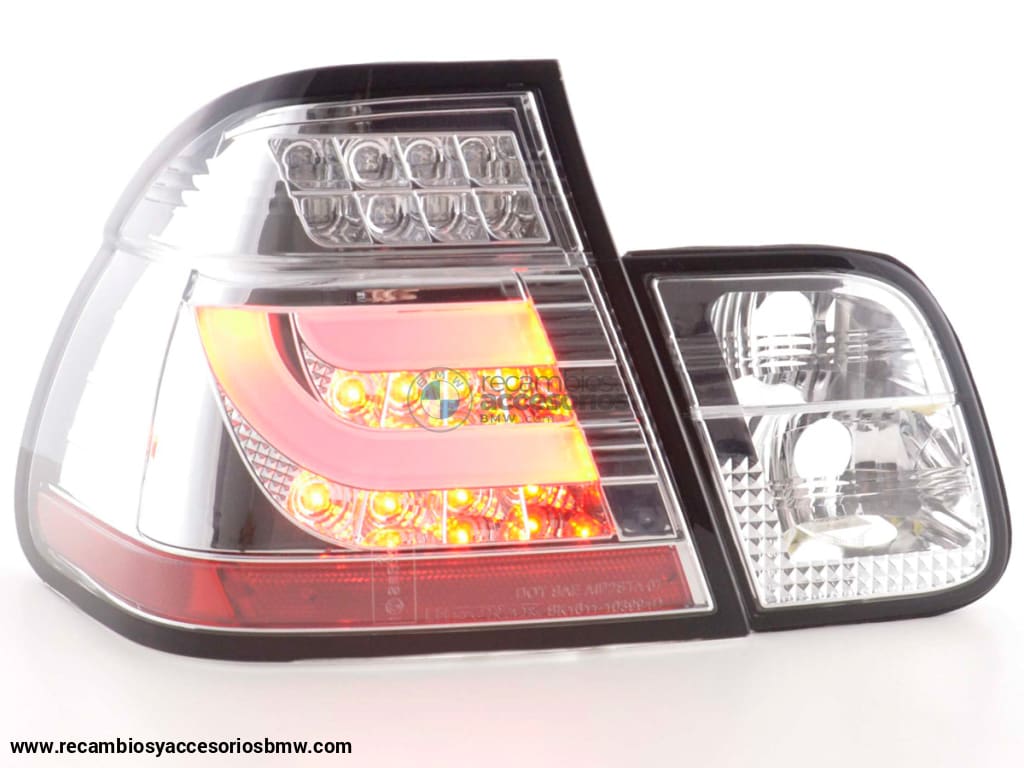 Pilotos Traseros Led Bmw Serie 3 E46 Berlina 98-01 Cromo Lights > Rear/Tail Lights