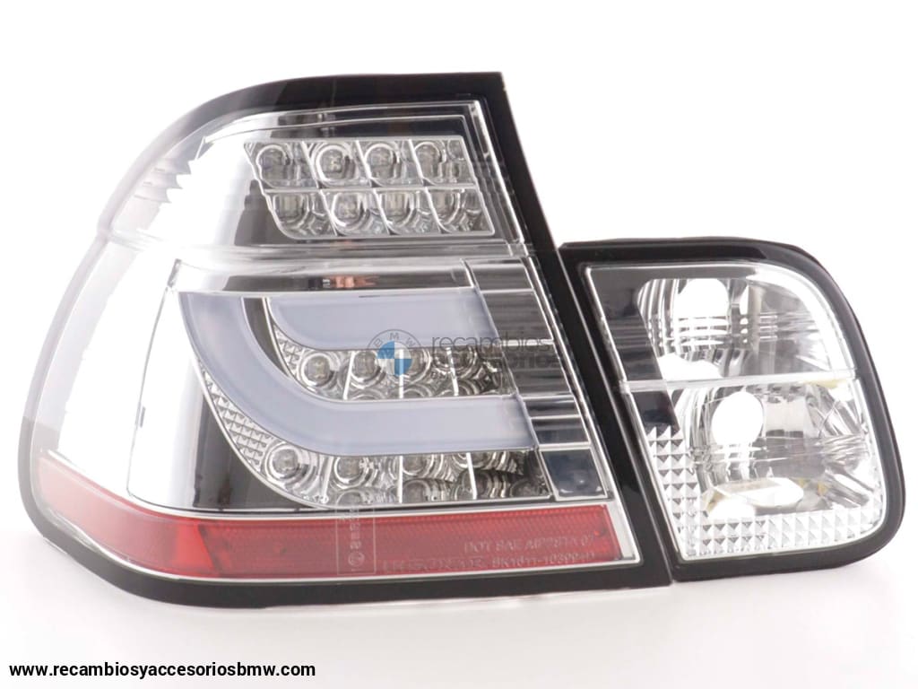 Pilotos Traseros Led Bmw 3Er E46 Limo 98-01 Cromo Lights > Rear/tail Lights