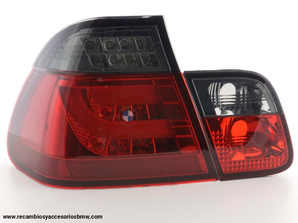 Juego De Luces Traseras Led Bmw 3-Series E46 Limo 98-01 Rojo / Negro Lights > Rear/tail Lights