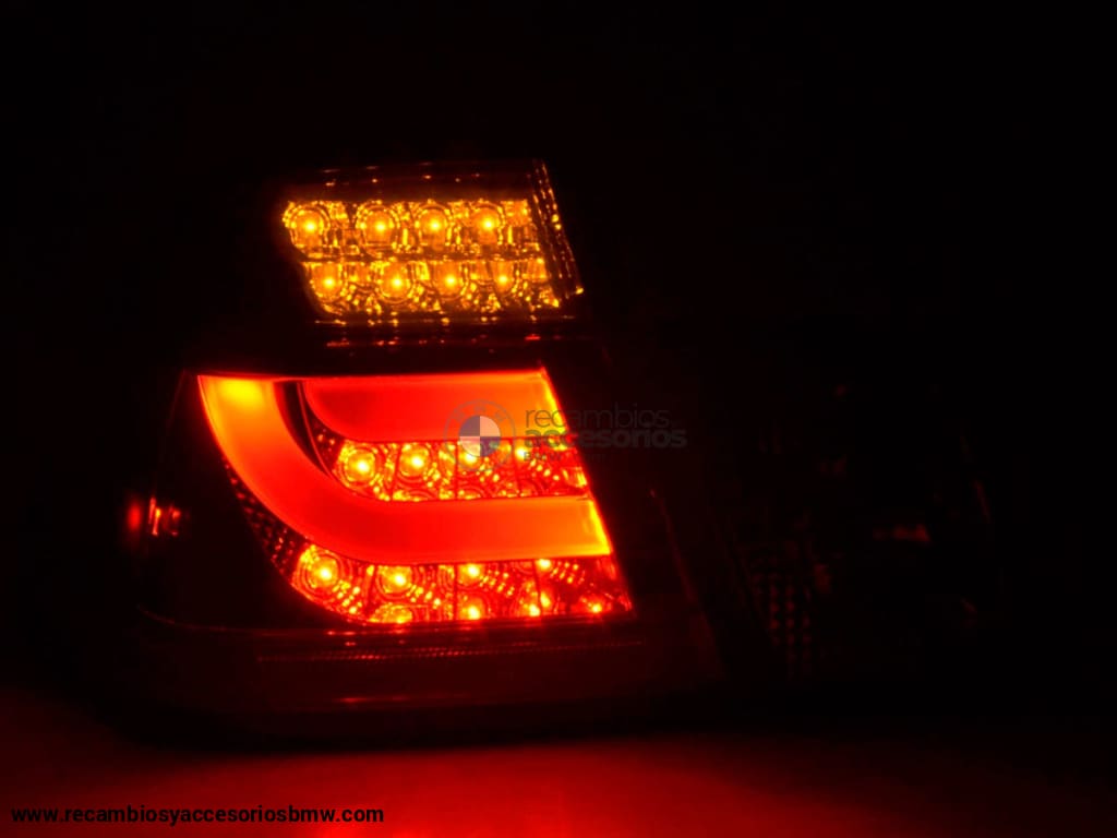 Juego De Luces Traseras Led Bmw 3-Series E46 Limo 98-01 Rojo / Negro Lights > Rear/tail Lights