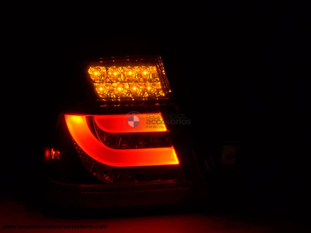 Juego De Luces Traseras Led Bmw 3-Series E46 Limo 98-01 Rojo / Negro Lights > Rear/tail Lights