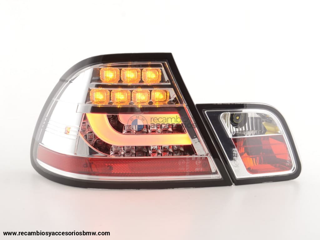 Juego De Luces Traseras Led Bmw 3Er E46 Coupe 03-07 Cromo Lights > Rear/tail Lights