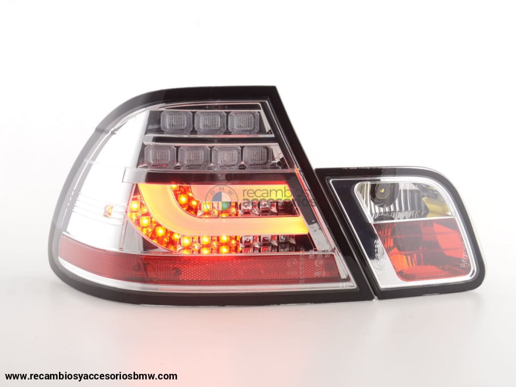 Juego De Luces Traseras Led Bmw 3Er E46 Coupe 03-07 Cromo Lights > Rear/tail Lights