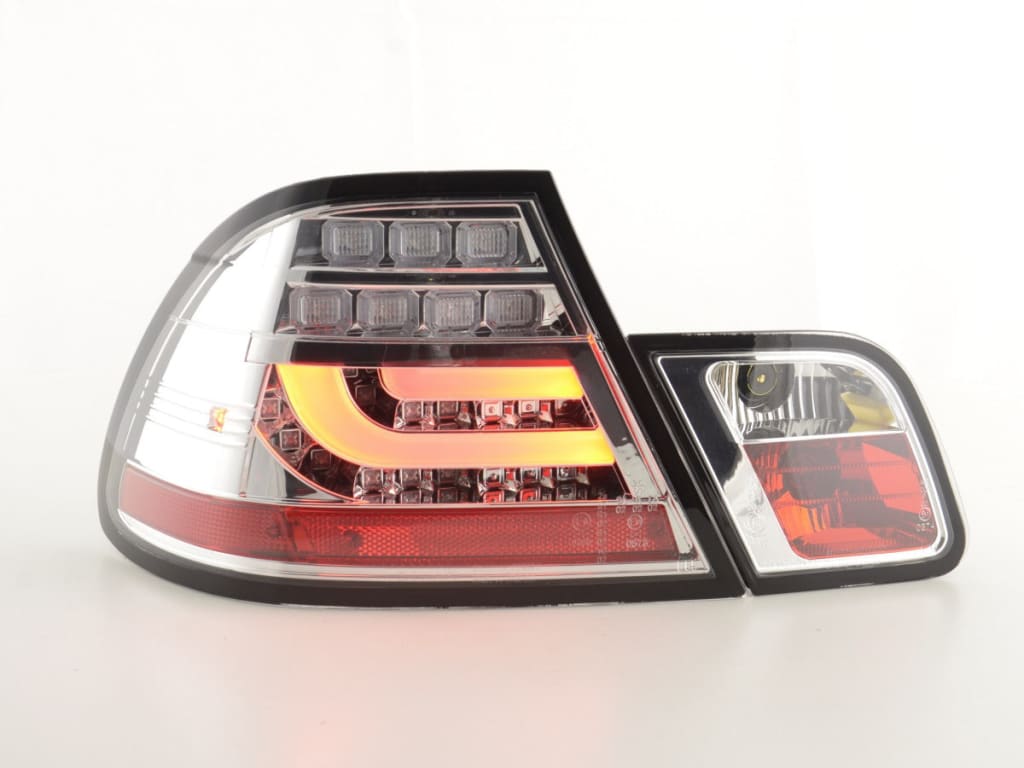 Juego De Luces Traseras Led Bmw 3Er E46 Coupe 03-07 Cromo Lights > Rear/tail Lights