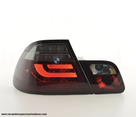 Pilotos Traseros Rojo / Negro Led Bmw E46 Coupé Restyling 03/2003-2006