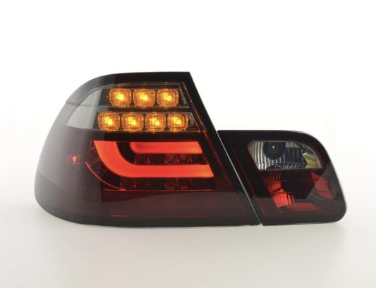 Pilotos Traseros Rojo / Negro Led Bmw E46 Coupé Restyling 03/2003-2006