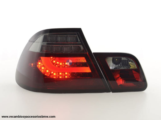 Pilotos Traseros Led Bmw Serie 3 E46 Coupe 03-07 Rojo / Negro Lights > Rear/tail Lights