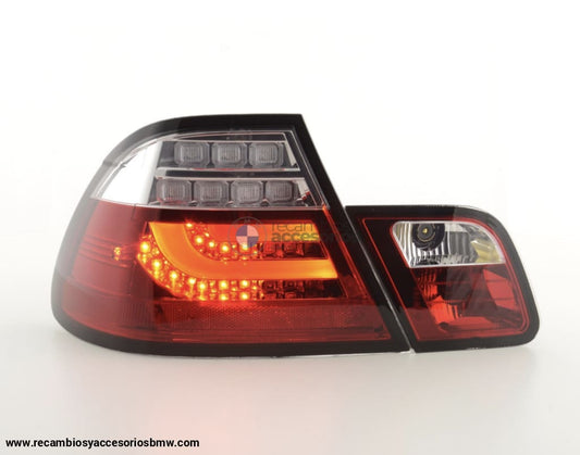 Pilotos Traseros Rojo / Claro Led Bmw Serie 3 E46 Coupe Restyling 03/2003-2006