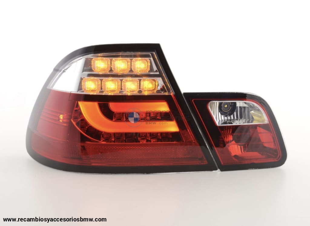 Pilotos Traseros Rojo / Claro Led Bmw Serie 3 E46 Coupe Restyling 03/2003-2006