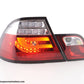 Juego De Luces Traseras Led Bmw Serie 3 E46 Coupe 99-02 Transparente / Rojo Lights > Rear/tail