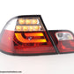 Juego De Luces Traseras Led Bmw Serie 3 E46 Coupe 99-02 Transparente / Rojo Lights > Rear/tail