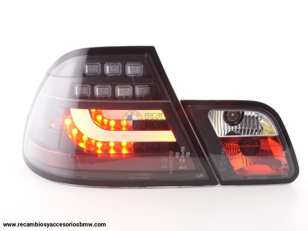 Juego De Luces Traseras Led Bmw Serie 3 E46 Coupe 99-02 Negro Lights > Rear/tail Lights