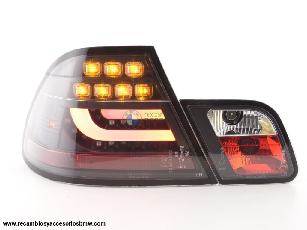 Juego De Luces Traseras Led Bmw Serie 3 E46 Coupe 99-02 Negro Lights > Rear/tail Lights