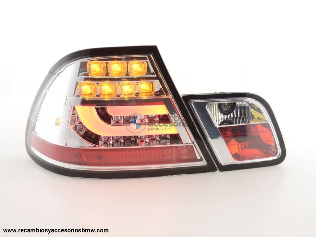 Juego De Luces Traseras Led Bmw Serie 3 E46 Coupe 99-03 Cromo Lights > Rear/tail Lights