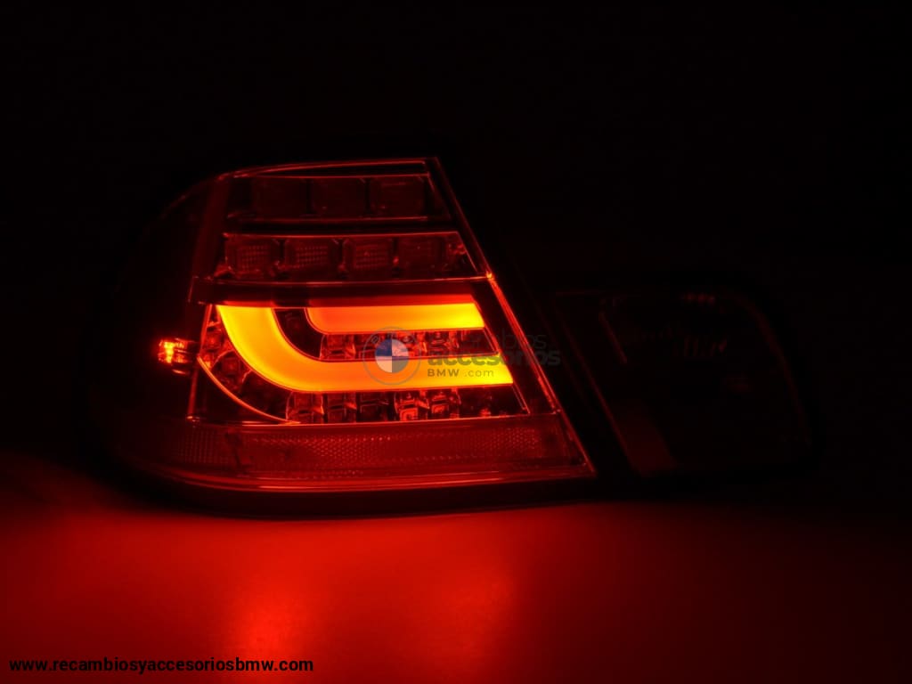 Juego De Luces Traseras Led Bmw Serie 3 E46 Coupe 99-03 Cromo Lights > Rear/tail Lights