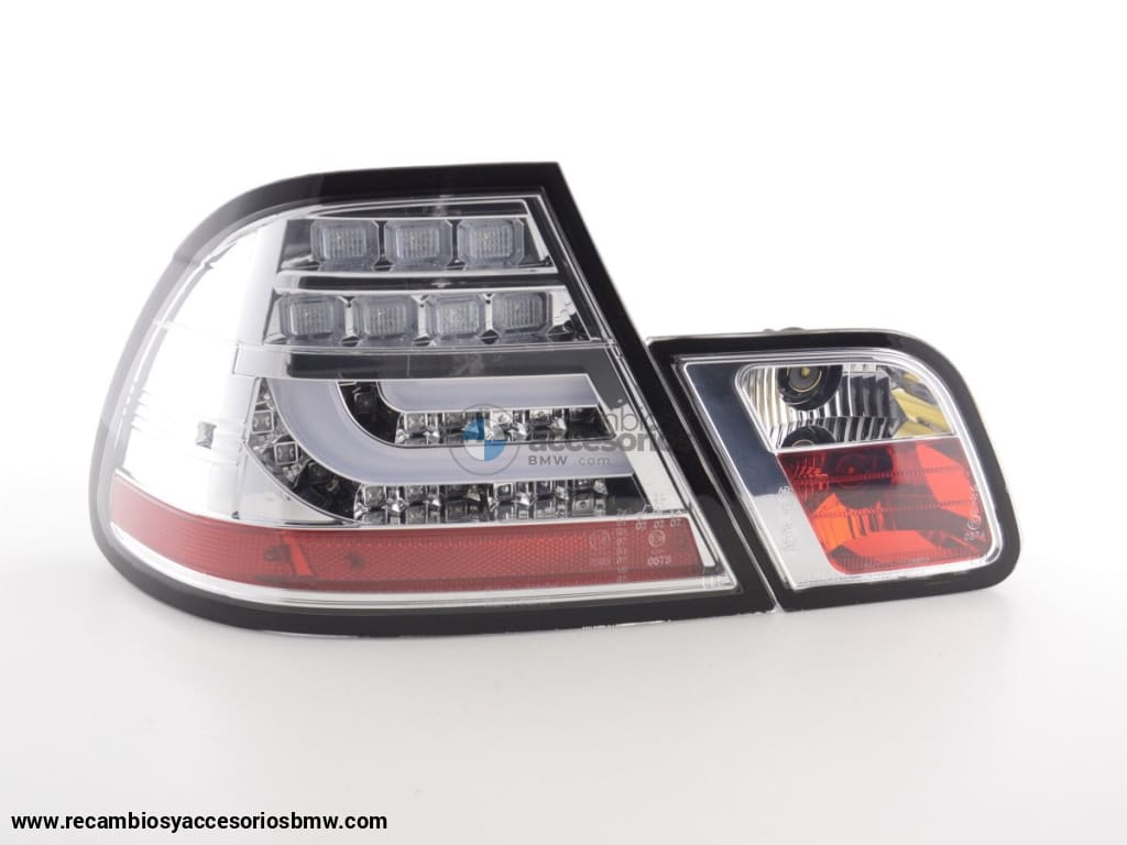 Juego De Luces Traseras Led Bmw Serie 3 E46 Coupe 99-03 Cromo Lights > Rear/tail Lights