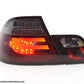 Juego De Luces Traseras Led Bmw Serie 3 E46 Coupe 99-03 Rojo / Negro Lights > Rear/tail Lights