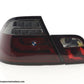 Juego De Luces Traseras Led Bmw Serie 3 E46 Coupe 99-03 Rojo / Negro Lights > Rear/tail Lights