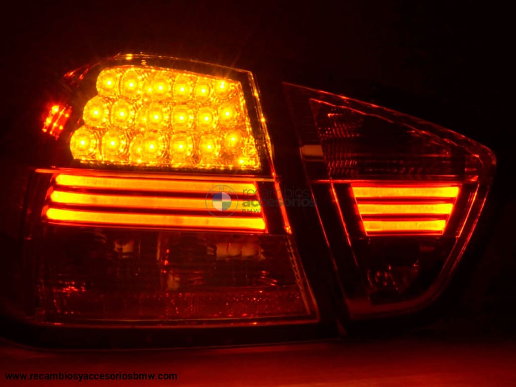 Juego De Luces Traseras Led Bmw 3-Series E90 Sedán 05-08 Cromo Lights > Rear/tail Lights