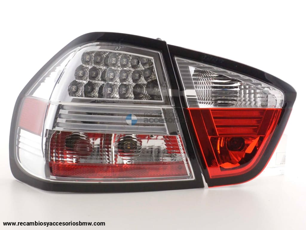 Juego De Luces Traseras Led Bmw 3-Series E90 Sedán 05-08 Cromo Lights > Rear/tail Lights