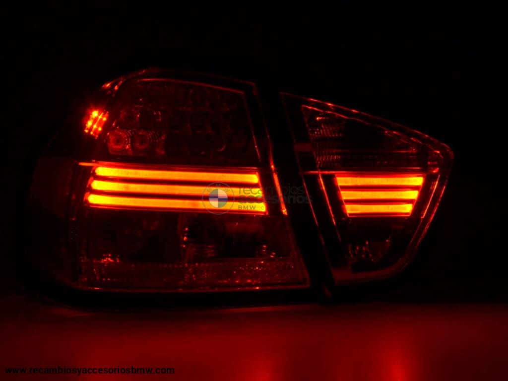 Juego De Luces Traseras Led Bmw 3-Series E90 Sedán 05-08 Cromo Lights > Rear/tail Lights