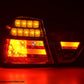 Juego De Luces Traseras Led Bmw Serie 3 E90 Limo 05-08 Rojo / Negro Lights > Rear/tail Lights