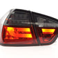 Juego De Luces Traseras Led Bmw Serie 3 E90 Limo 05-08 Rojo / Negro Lights > Rear/tail Lights