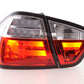 Juego De Luces Traseras Led Bmw Serie 3 E90 Limo 05-08 Rojo / Transparente Lights > Rear/tail Lights