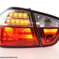 Juego De Luces Traseras Led Bmw Serie 3 E90 Limo 05-08 Rojo / Transparente Lights > Rear/tail Lights