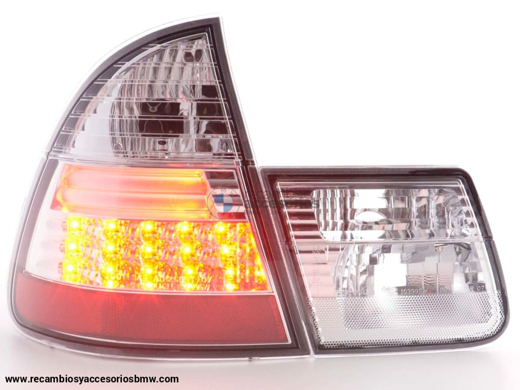 Pilotos Traseros Led Bmw Serie 3 Touring Tipo E46 98-05 Cromo Lights > Rear/tail Lights