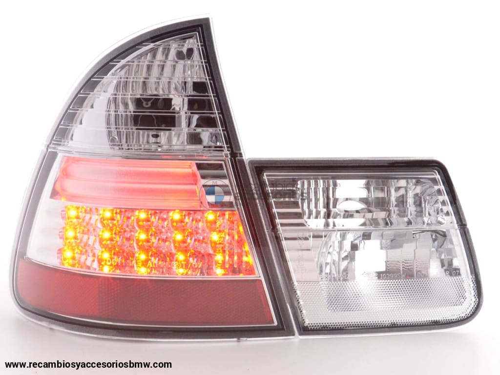 Pilotos Traseros Led Bmw Serie 3 Touring Tipo E46 98-05 Cromo Lights > Rear/tail Lights